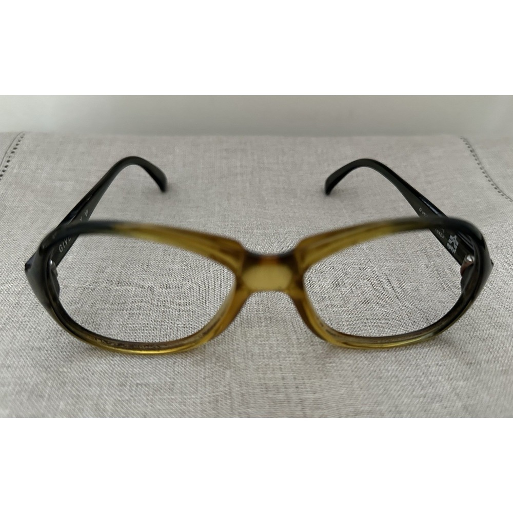 Givenchy Vintage Sunglasses Frame Only‎ VI Unico Crystal Brown